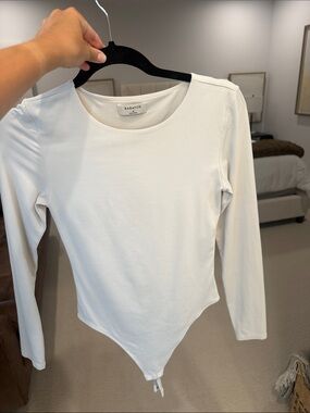 aritzia Long-Sleeve Crewneck Bodysuit